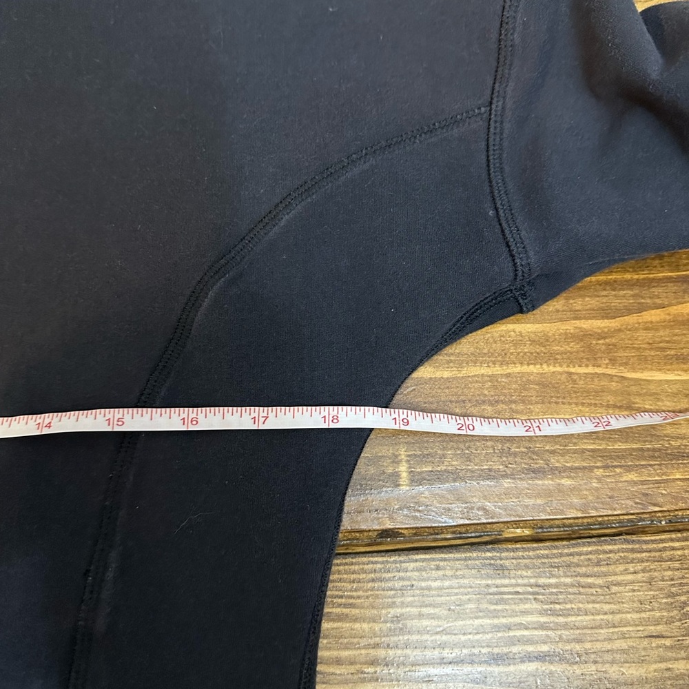 Lululemon Black Cowl Neck Pullover Sweater Pockets Size 6 - Picture 7 of 8